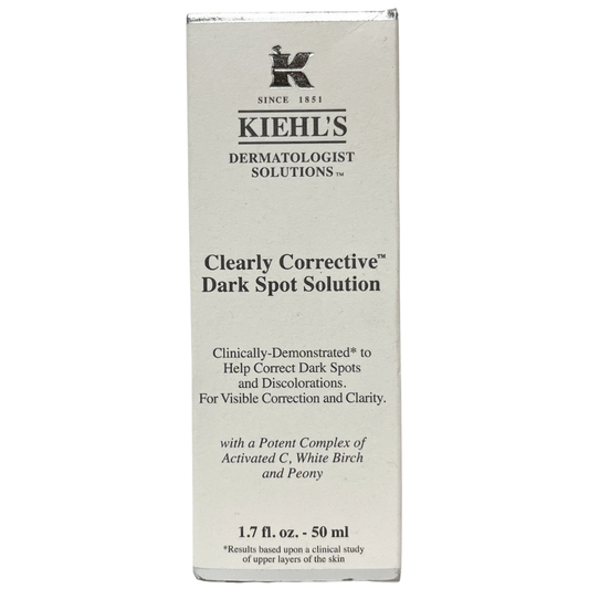 Kiehl's Clearly Corrective Dark Spot & Discoloration Solution 1.7 oz 50 mL NEW