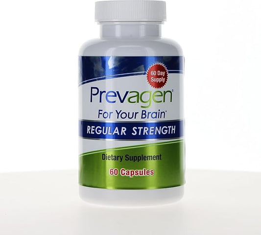 Prevagen 10mg Apoaequorin Brain Supplement – Memory & Cognitive Support with Vitamin D3, 60 Capsules