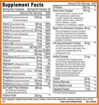 Immuno 150 – Daily Body, Mind & Immune Support | 150 Caplets