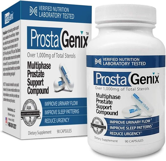 ProstaGenix Prostate Support Supplement – Urinary Health & Flow Support | 90 Capsules